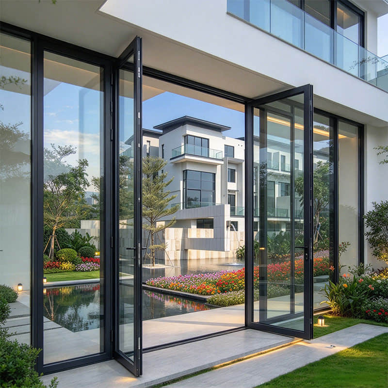 Thermal Break Aluminum Glass Door 