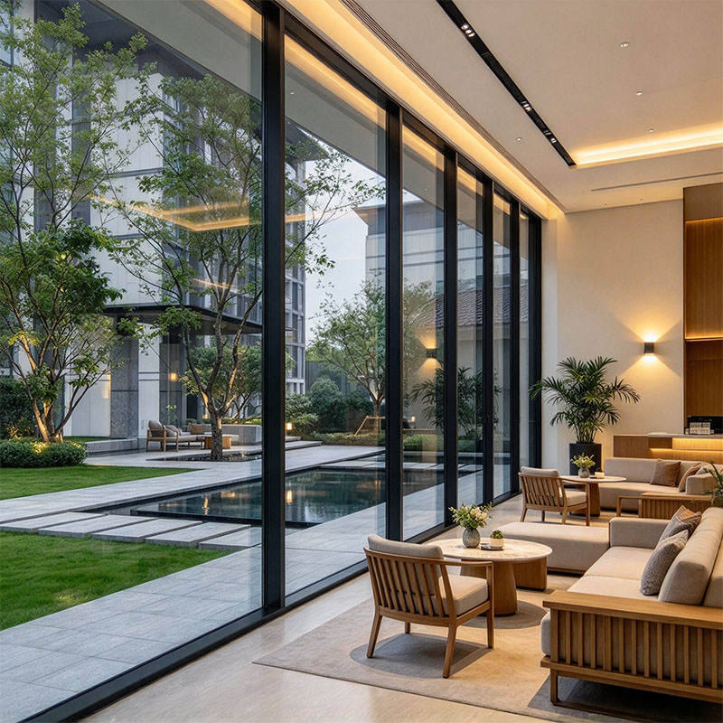 Commercial Fixed Low-E Windows 