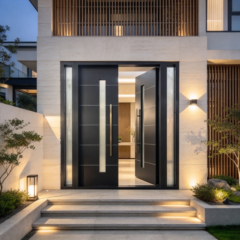 Custom Made Cast Aluminium Security Hinged Doors