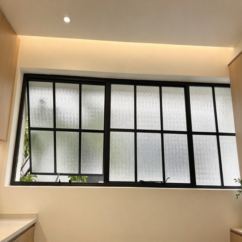Rainproof Outward Opening Steel Awning Window with Insulated Glass